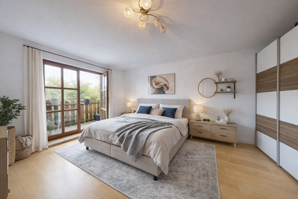 Schlafzimmer KI Bild