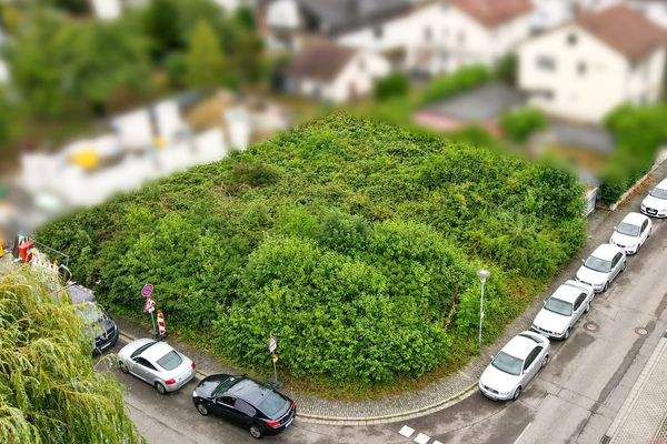 Grundstück von oben