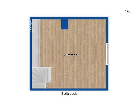 Grundriss Spitzboden