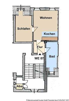 Grundriss - !!! PREISHIT !!! 2-Raumwohnung !!!