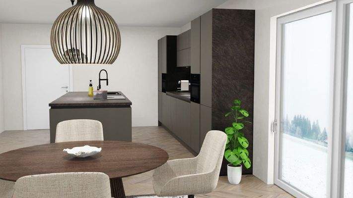 Blick aus dem Esszimmer