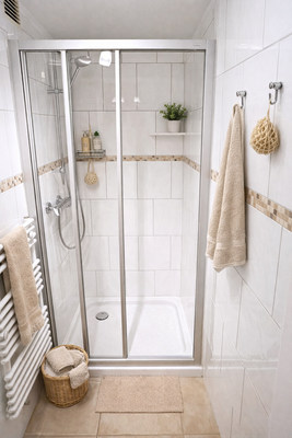 Dusche im Untergeschoss