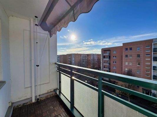 Blick von dem Balkon