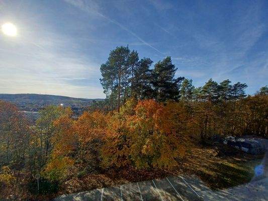 Herbstlandschaft im Sonnenschein