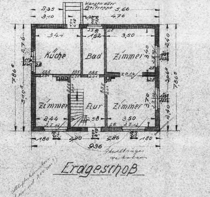 Wohnhaus - Erdgeschoss