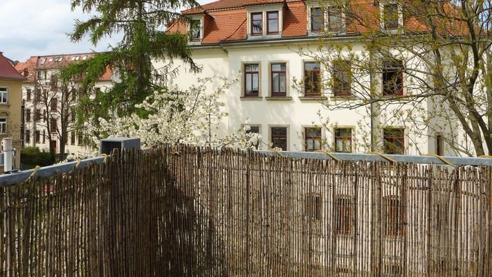 Blick vom Balkon