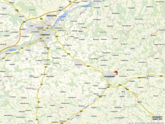 Geolyzer Kartenausschnitt