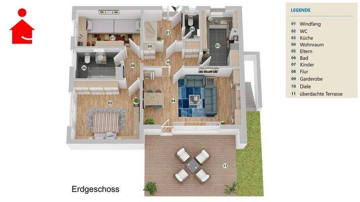 Grundrissvisualisierung