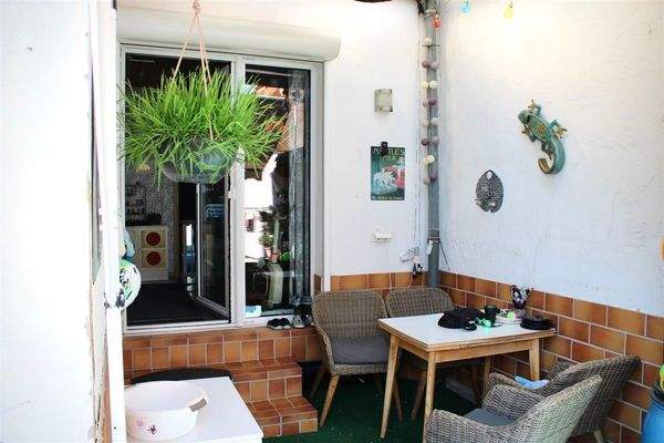 Terrasse vom Wohnzimmer