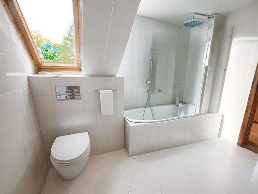 Bad-Obergeschoss Homestaging