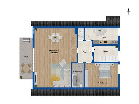 Grundriss Dachgeschoss