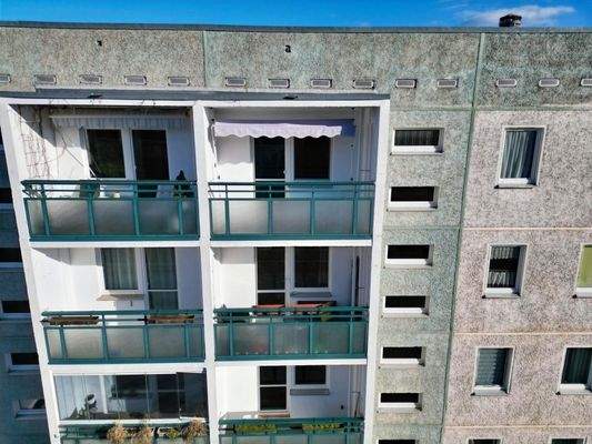 Blick auf die Wohnung