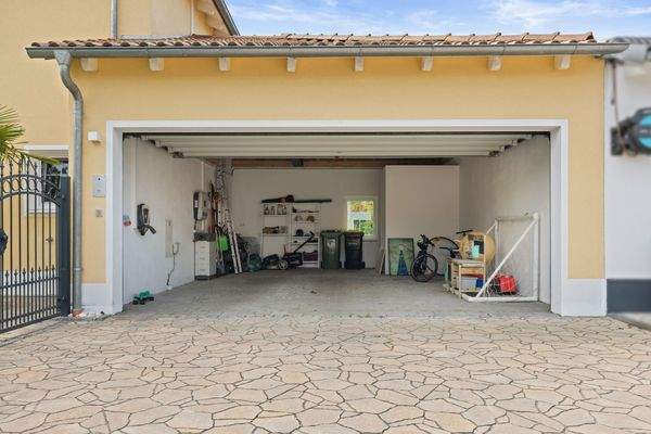 Doppelgarage im Detail