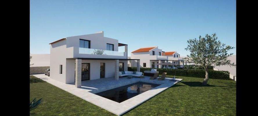 Kreta, Maleme: Villa in mediterraner Anlage mit Olivenhain und Meerblick zu verkaufen