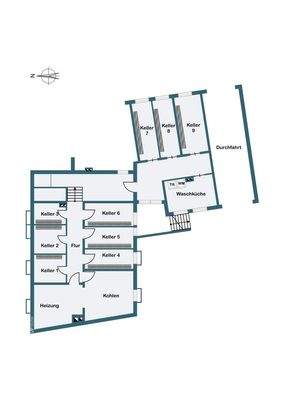 Grundriss Keller