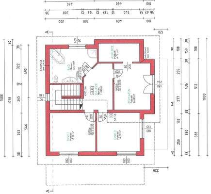 Grundrissplan Obergeschoss