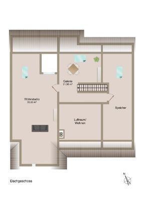 Grundriss Dachgeschoss