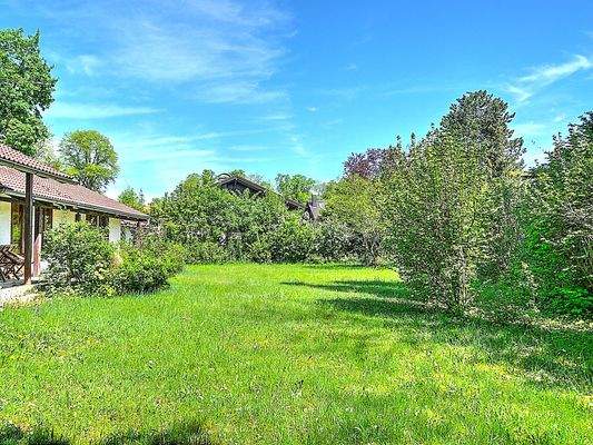 Ansicht über das Baugrundstück 