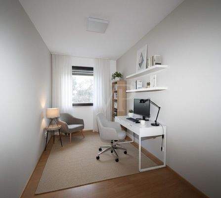 2. Obergeschoss - Zimmer / Ankleidezimmer / Büro - Illustration