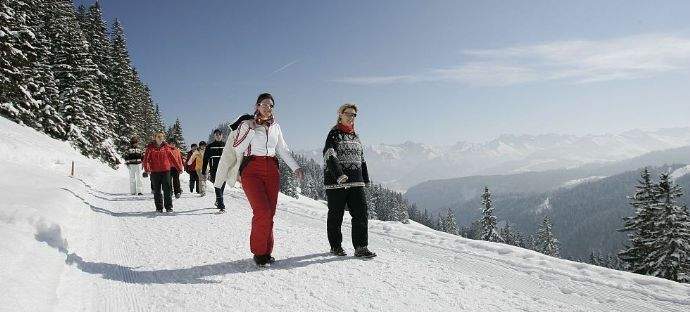 80 km gespurte Winterwanderwege