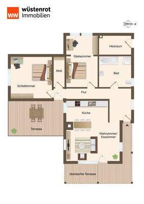 Grundriss Gestaltungsidee mit Umbau durch die Käufer