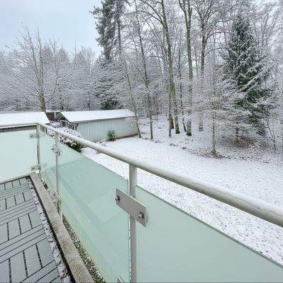 Balkon Winter
