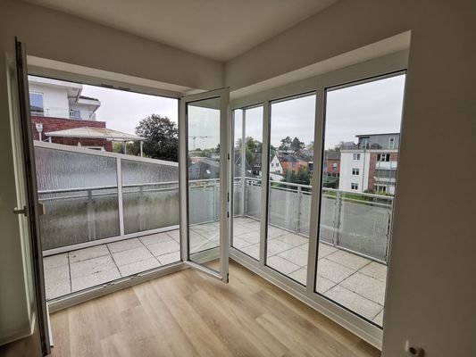 Eckbalkon am Wohnzimmer