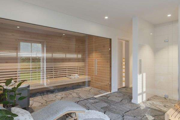 Wellnessbereich mit Sauna