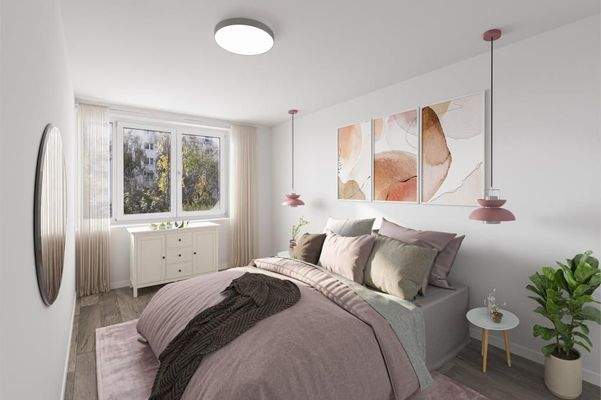 Schlafzimmer Homestaging