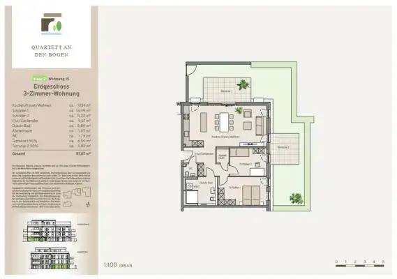 Haus 2 - Wohnung 15 - Kaufpreis 459.900 €