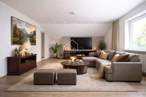 Wohnzimmer visualisiert DG