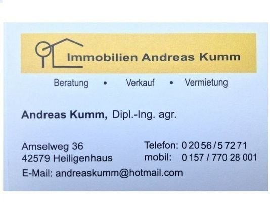 Immobilien Dipl.-Ing. agr. Andreas Kumm