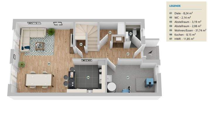 Grundriss EG (Abb. ähnlich)