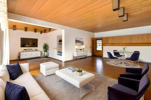 Wohnzimmer Erdgeschoss illustriert