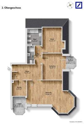 Grundriss unmöbliert