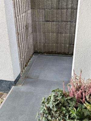 Eingang mit Pflanzendetails