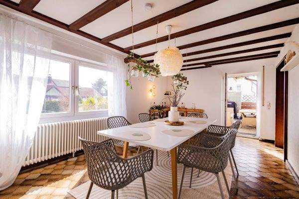 Essbereich mit Terrassenzugang