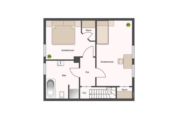 Grundriss Obergeschoss