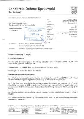 Bauvorbescheid 02625-18, S. 1