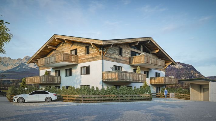 KITZIMMO-Neubauprojekt mit 10 exklusiven Wohnungen kaufen - Immobilien St. Johann.