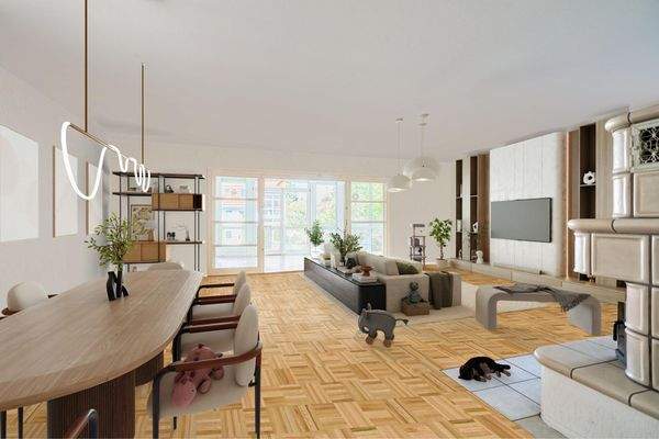 Visualisierung Wohnzimmer