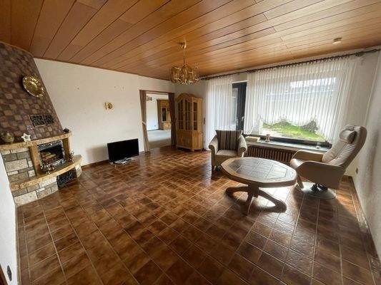 das Kaminzimmer, alternativ Esszimmer