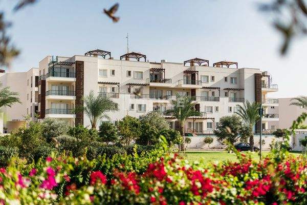 Apartments in a Complex with Private Beach in North Cyprus