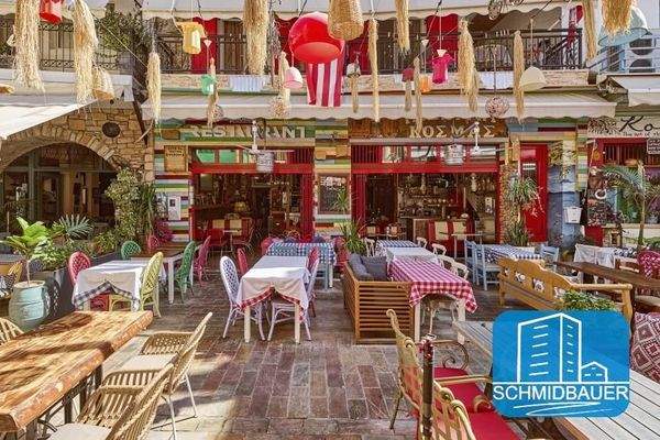 Kreta - Restaurant mit Zimmer und Laden im Herzen von Agia Galini