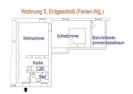Grundriss Wohnung 5