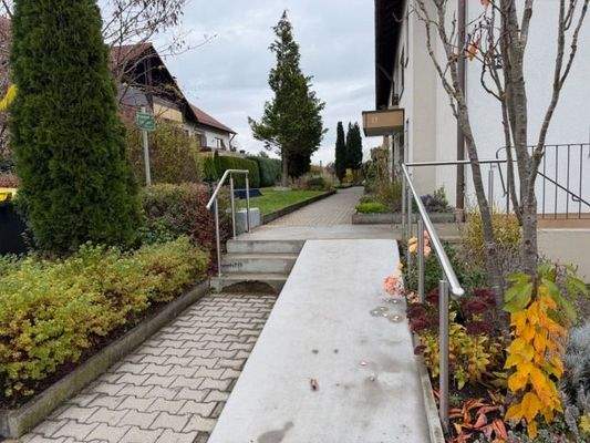 barrierefreier Zugang zum Hauseingang