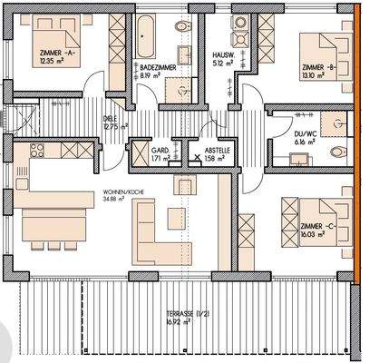 Nunbichl_Grundriss Wohnung 1