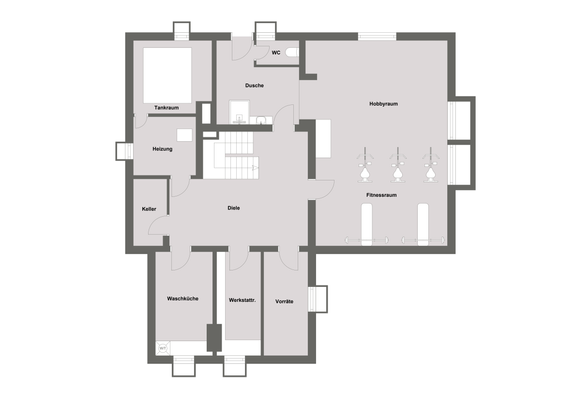 Grundriss Kellergeschoss