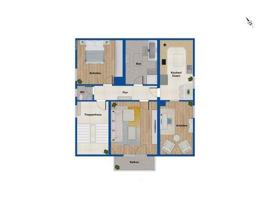 Grundriss Dachgeschoss