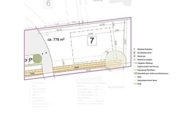 Lageplan Grundstück 7